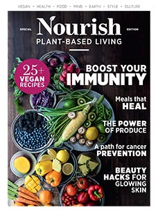 Cover of Nourish Plant-Based Living Issue 4