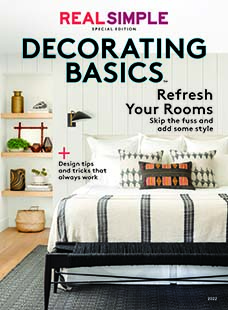 Latest issue of Real Simple: Decorating Basics