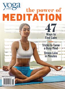Cover of Yoga Journal The Power of Meditation